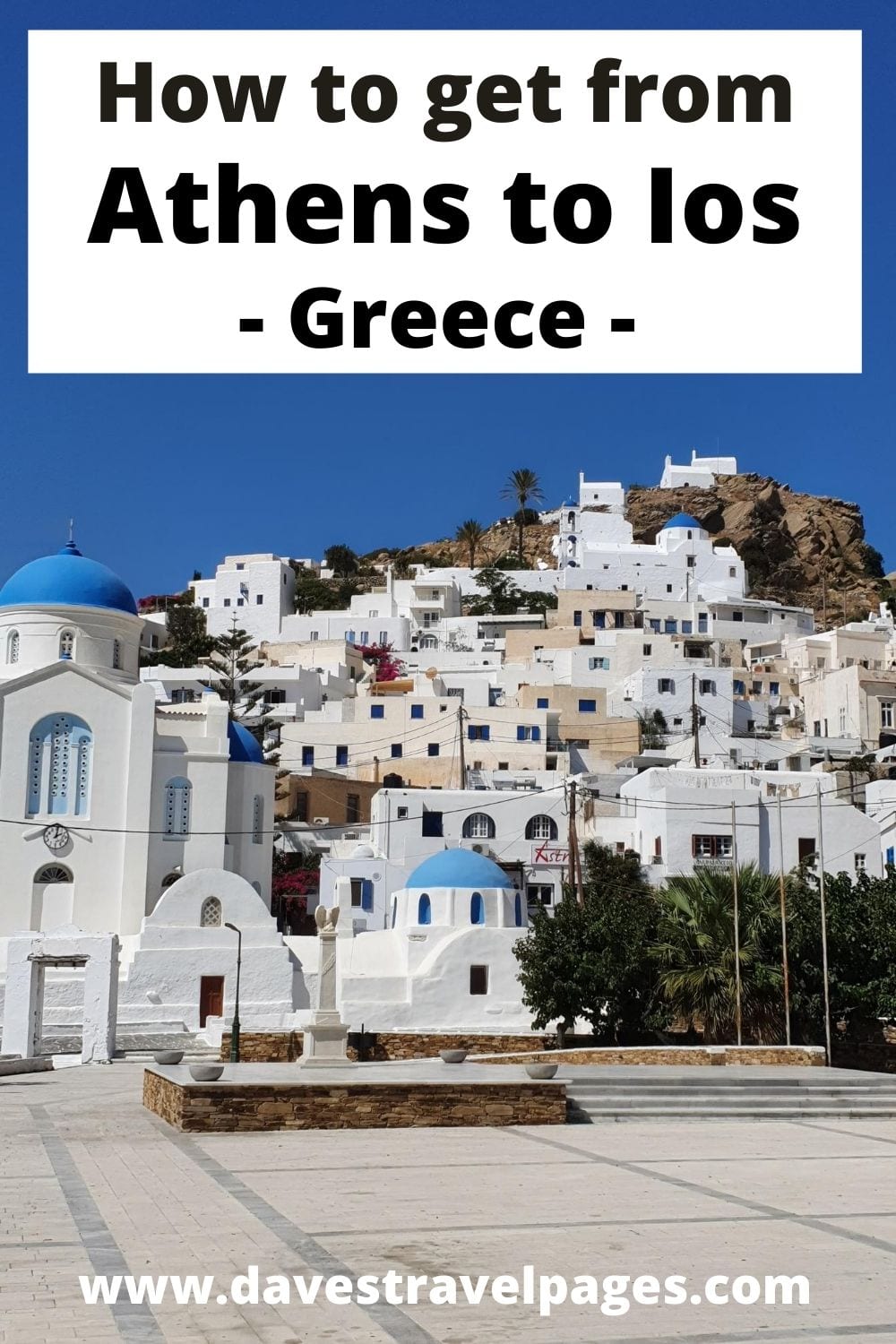 How to get from Athens to Ios in Greece by ferry