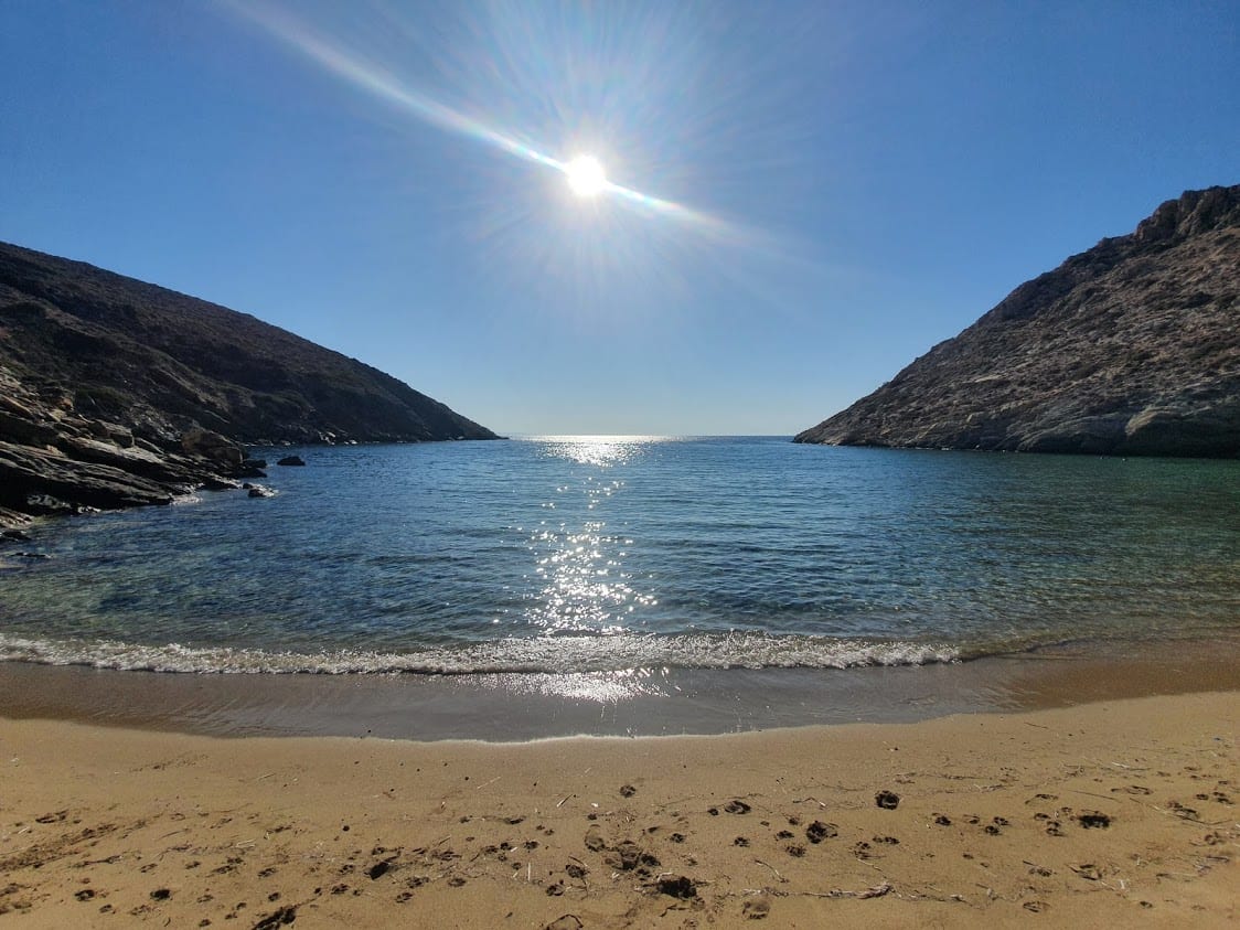 Loretzena Beach in Ios Greece
