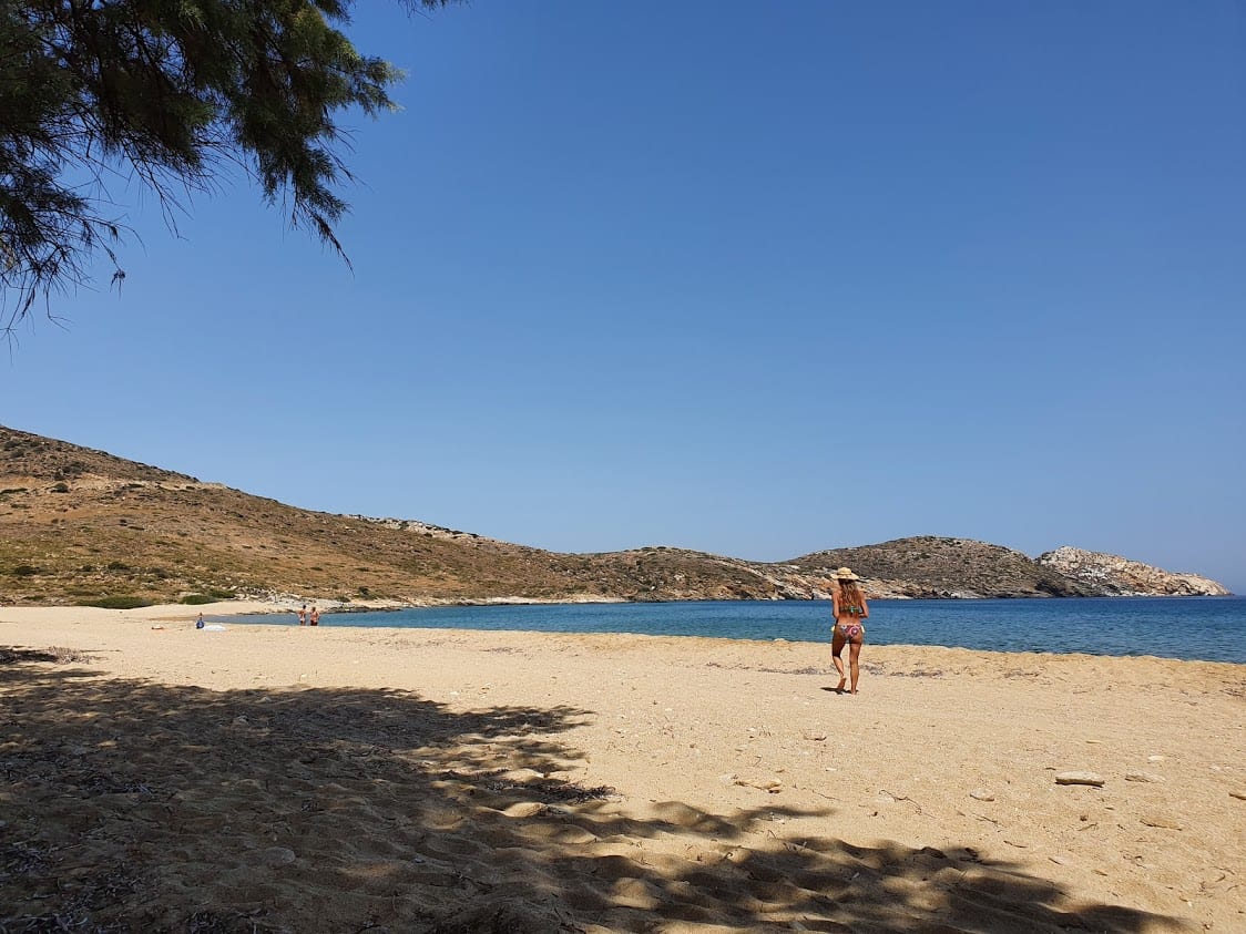 Psathi Beach in Ios Greece