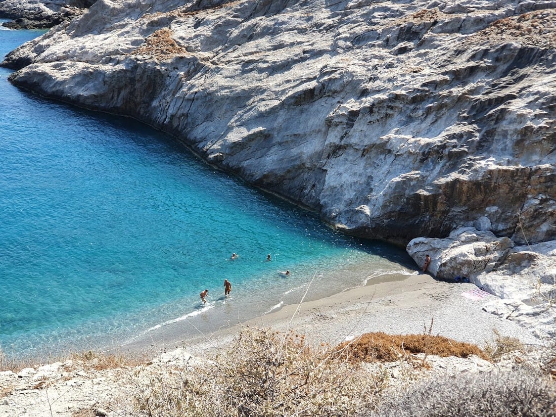 View of Katergo Beach