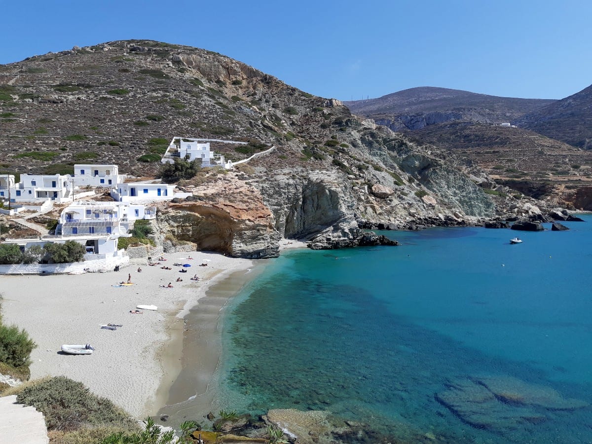 Agali Beach in Folegandros