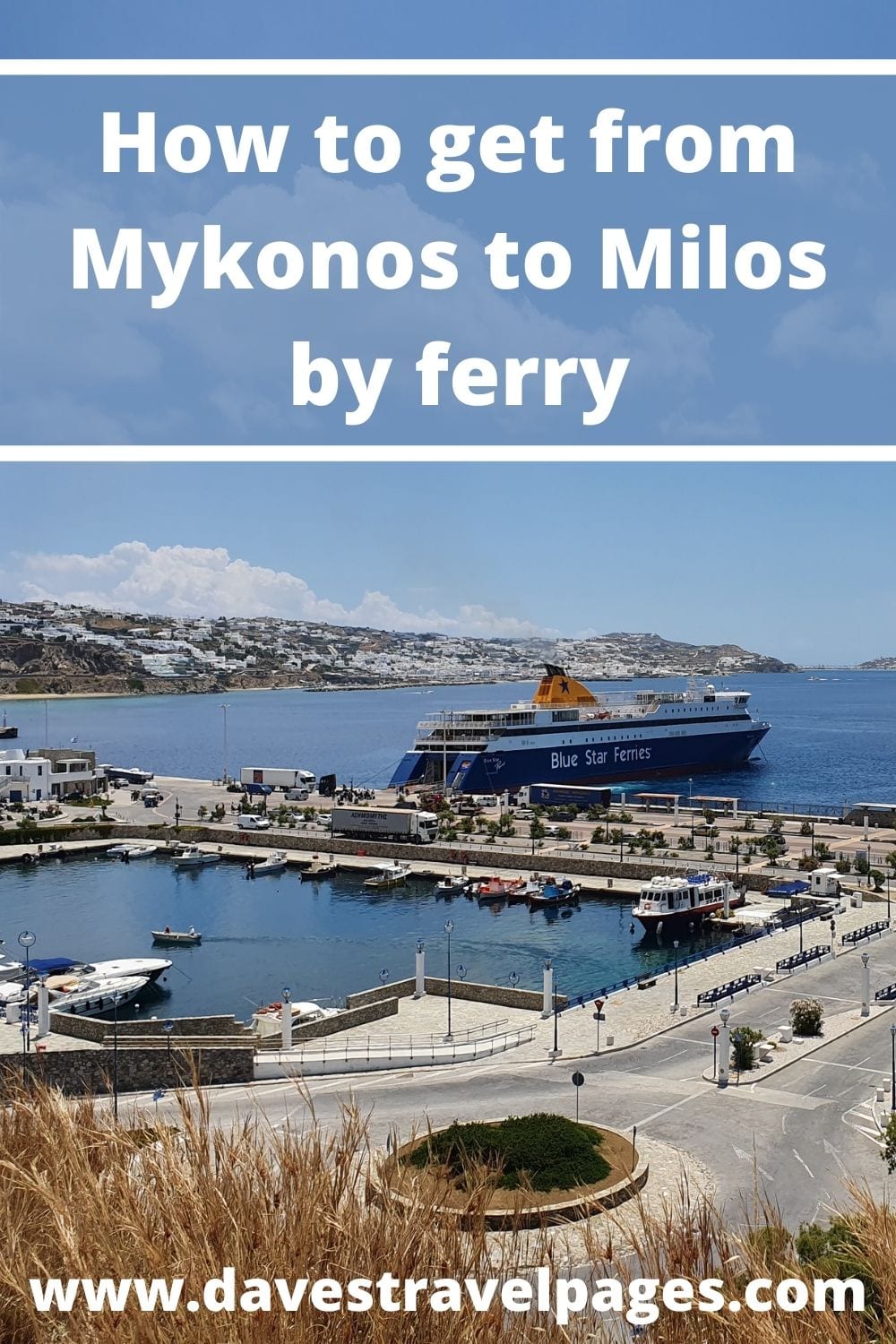How to get from Mykonos to Milos in Greece