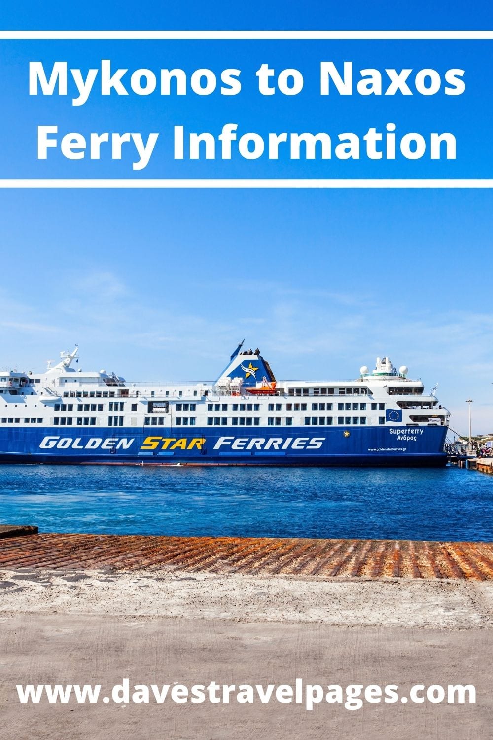 Mykonos to Naxos ferry guide and information