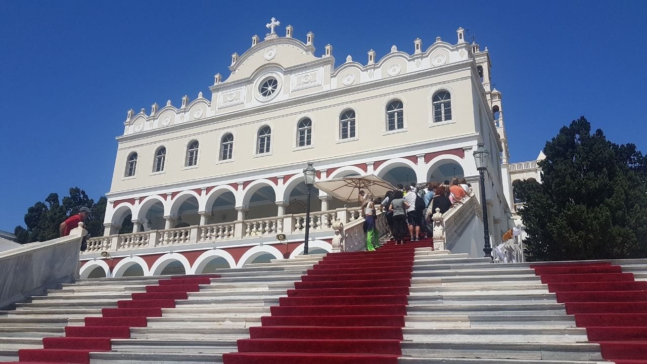 Panagia Evangelistria in Tinos Greece