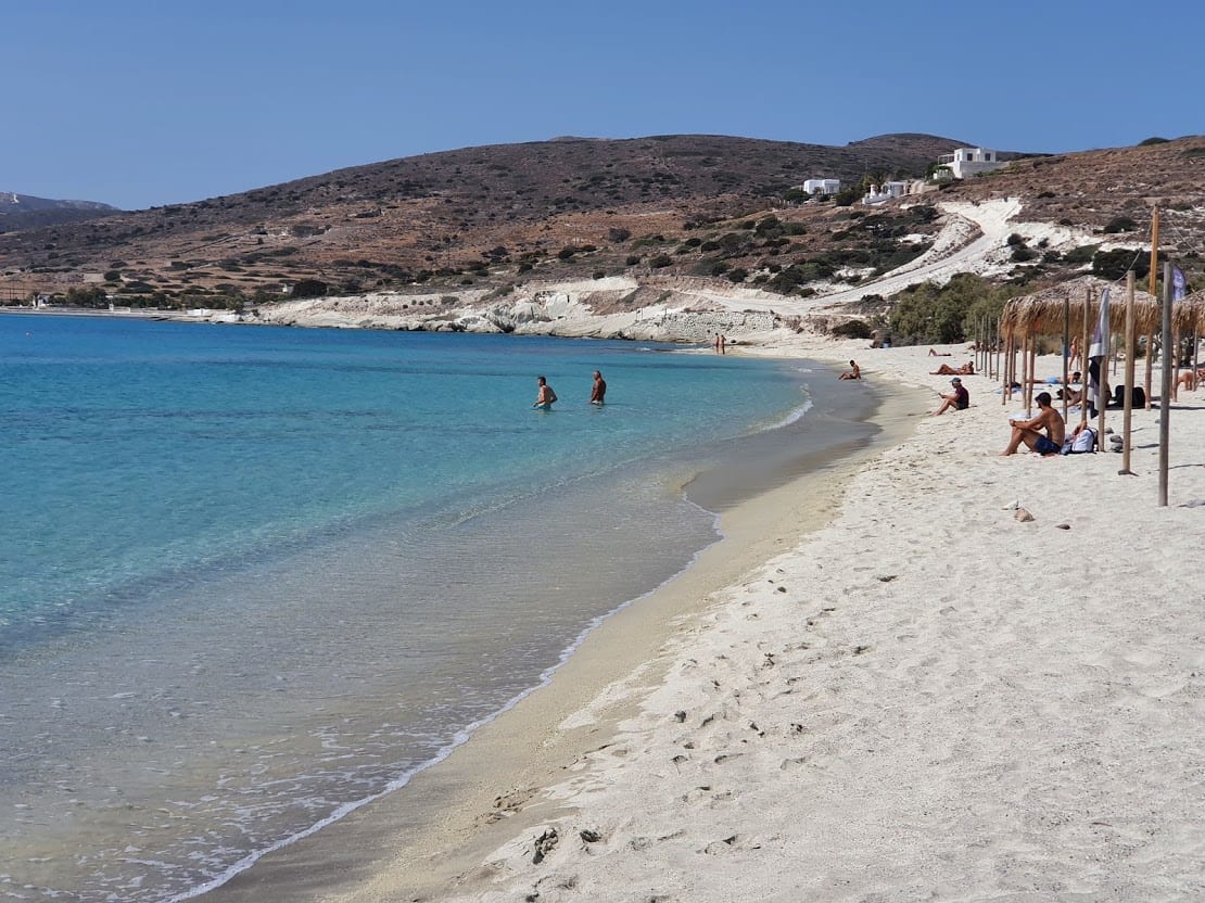 Prassa beach in the island of Kimolos, Greece