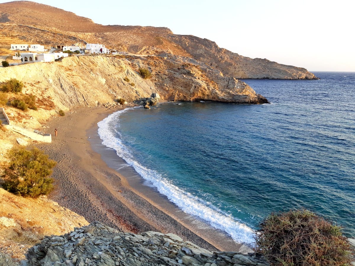 Vardia Beach in Folegandros Island