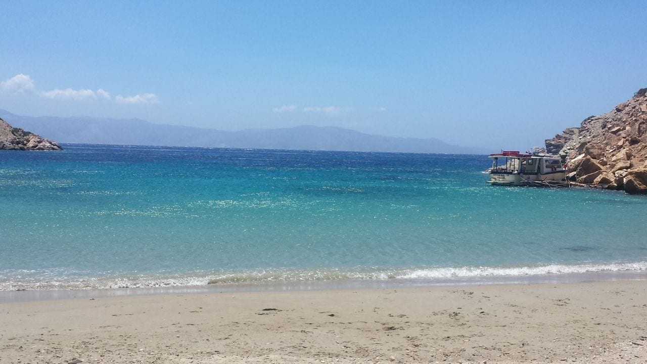 A beach in Iraklia Greece