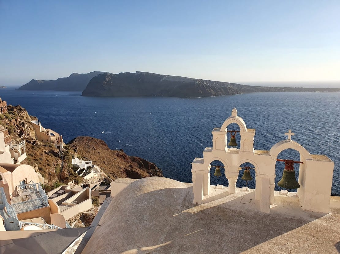 A view of Santorini