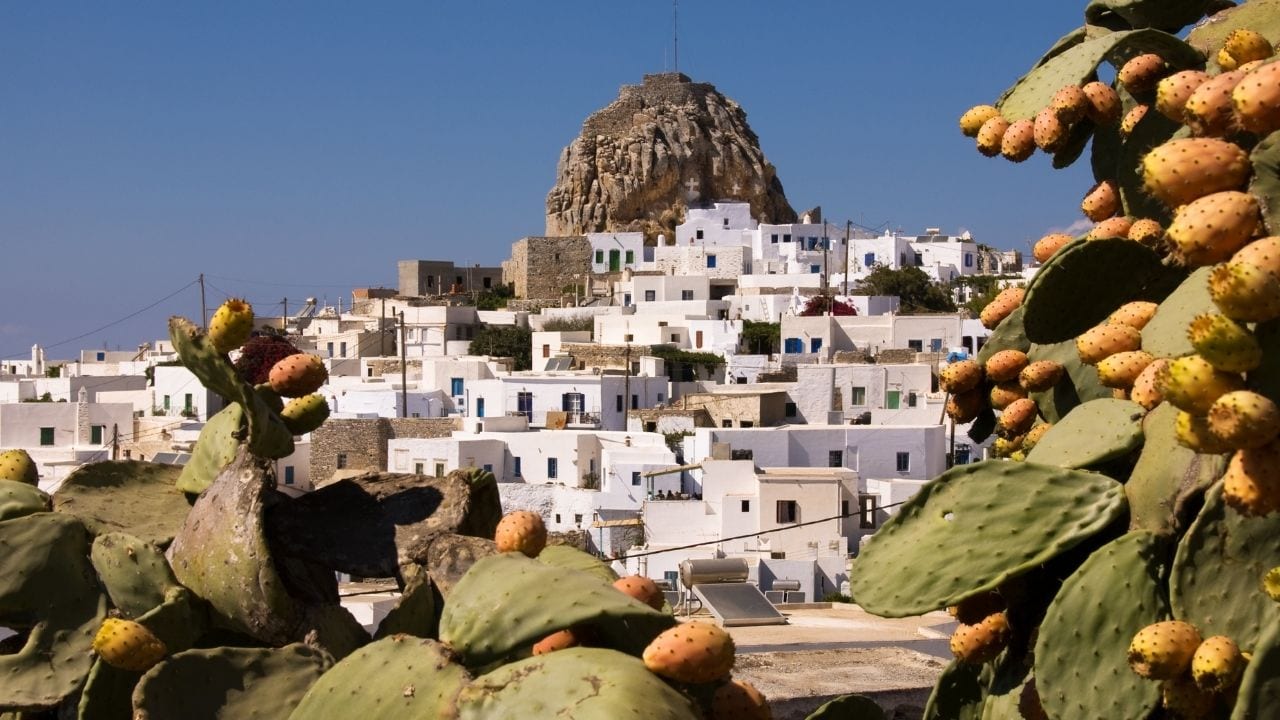 The Cycladic island of Amorgos in Greece