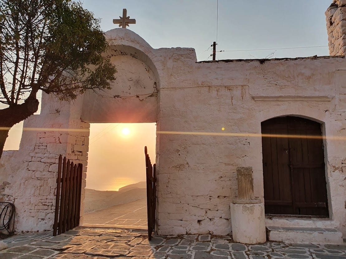 Inside the Panagia Church in Folegandros
