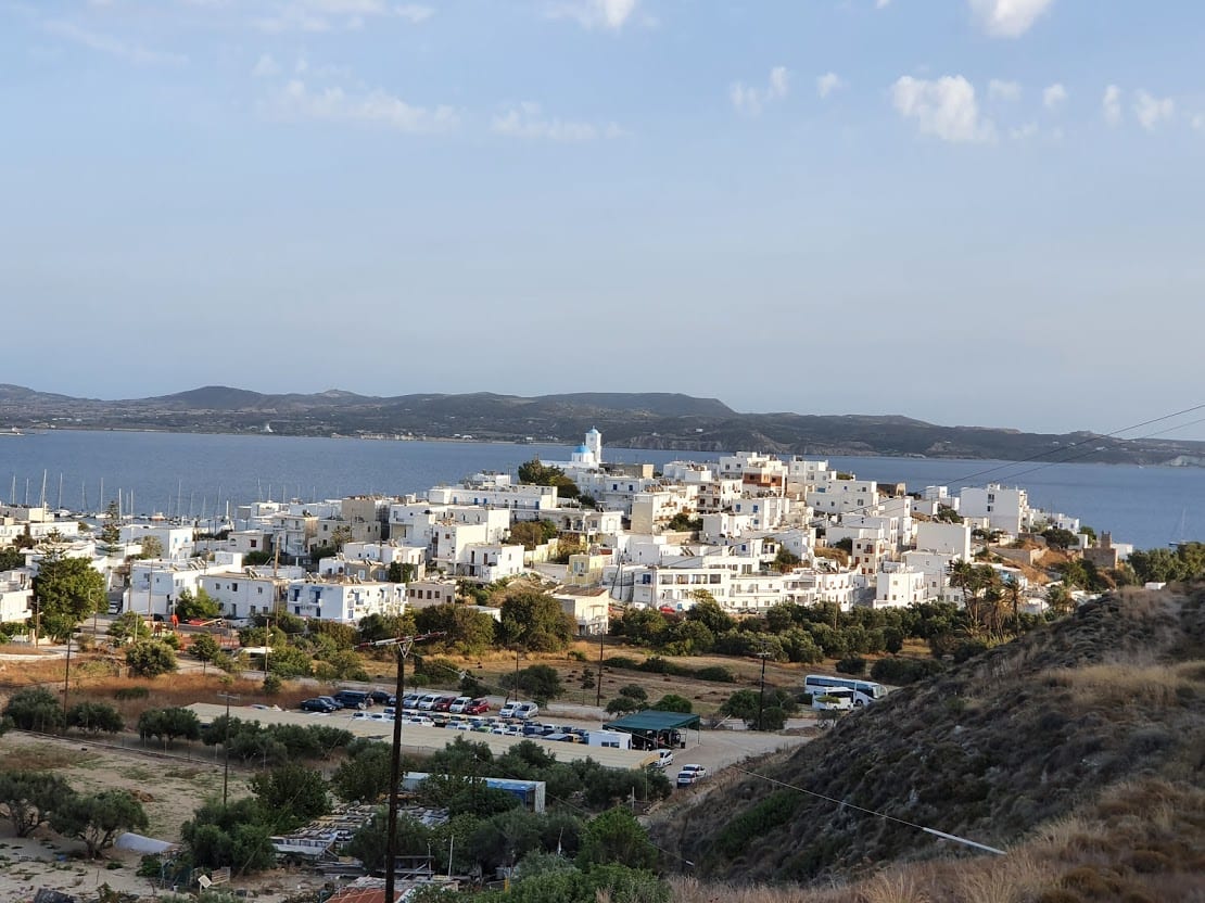 The main port of Milos is at Adamas