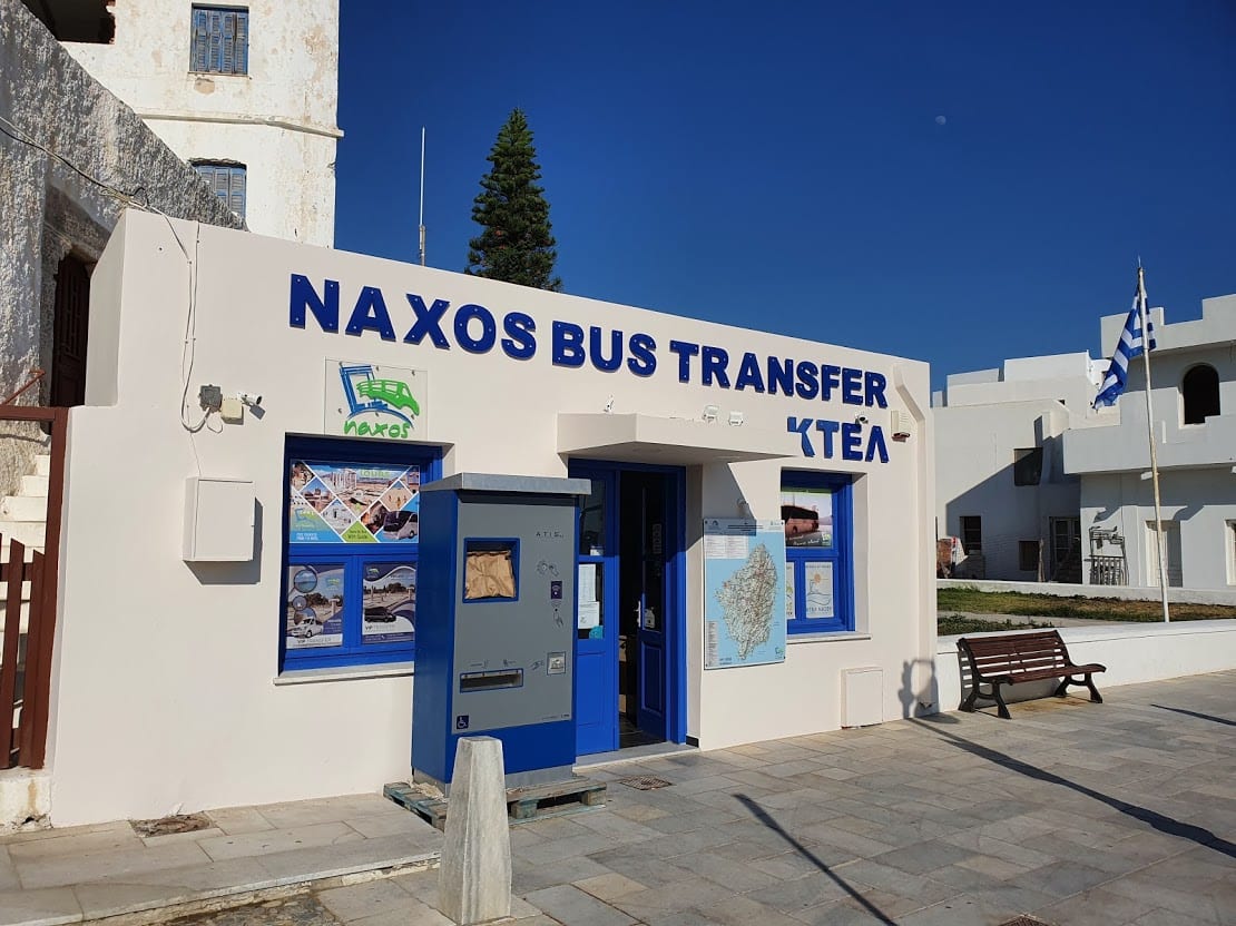 Naxos bus transfer station