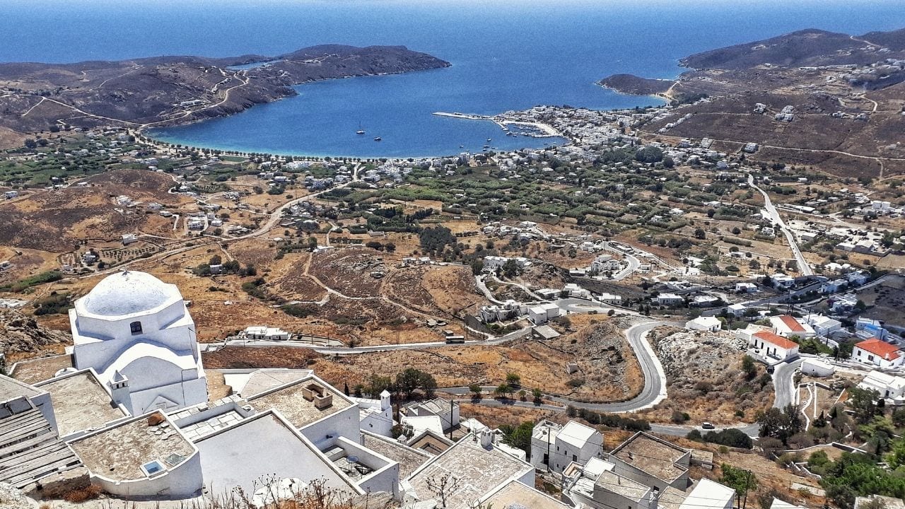 Serifos island in the Aegean