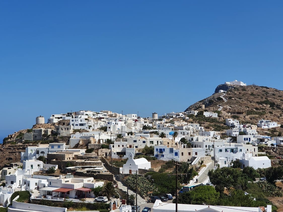 A view of the Sikinos Chora