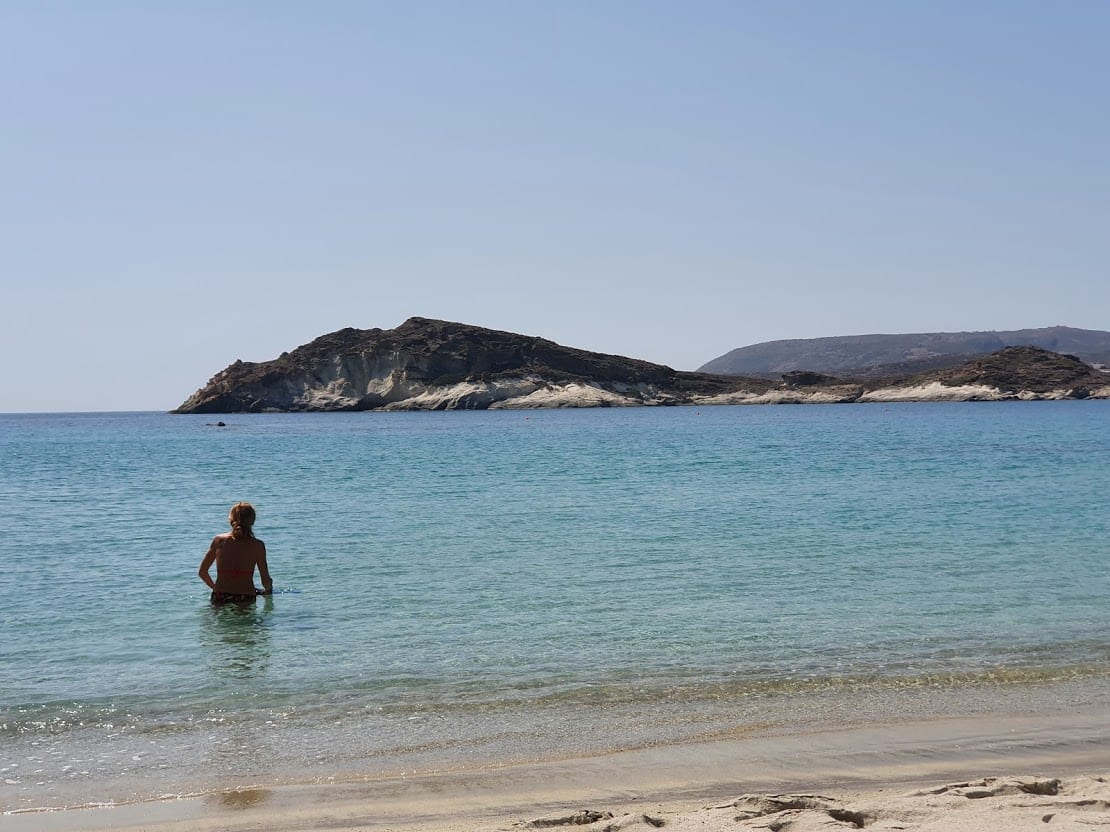 Swimming in Kimolos is a popular activity