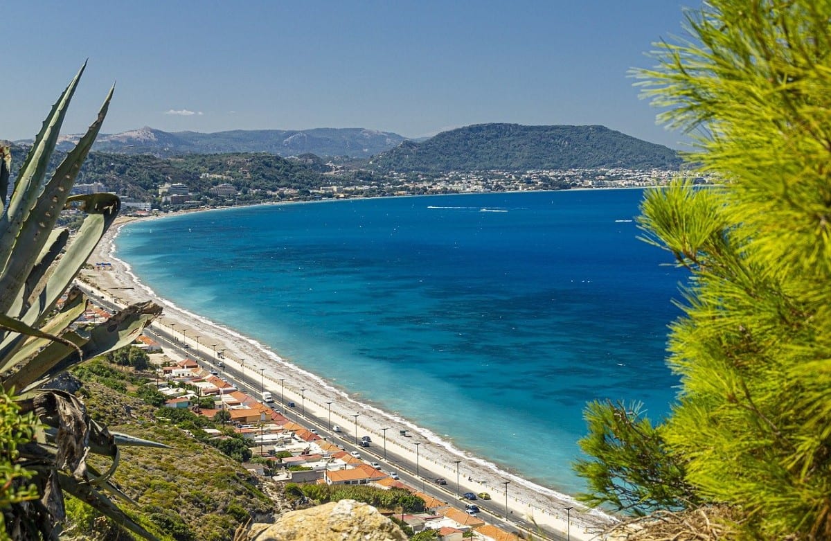 Rhodes beach greek island best beaches