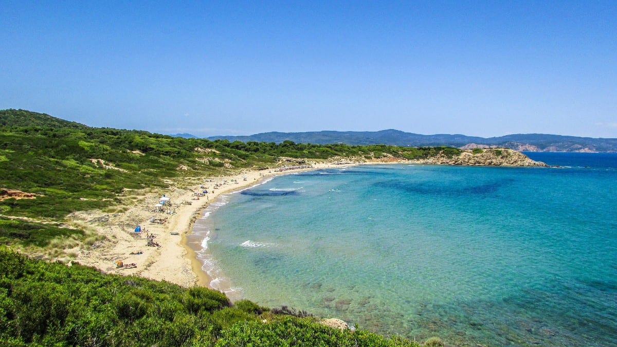 Skiathos in greece nice beaches