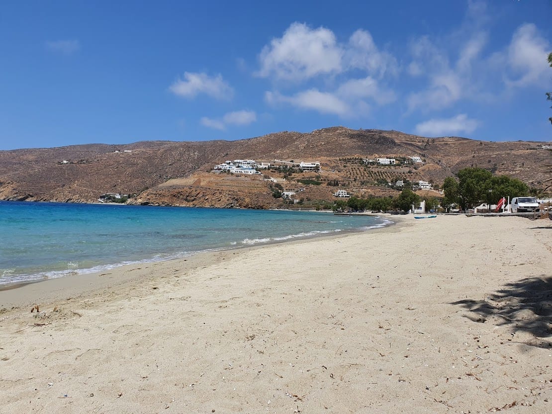 Aegiali Bezch in Amorgos island Greece