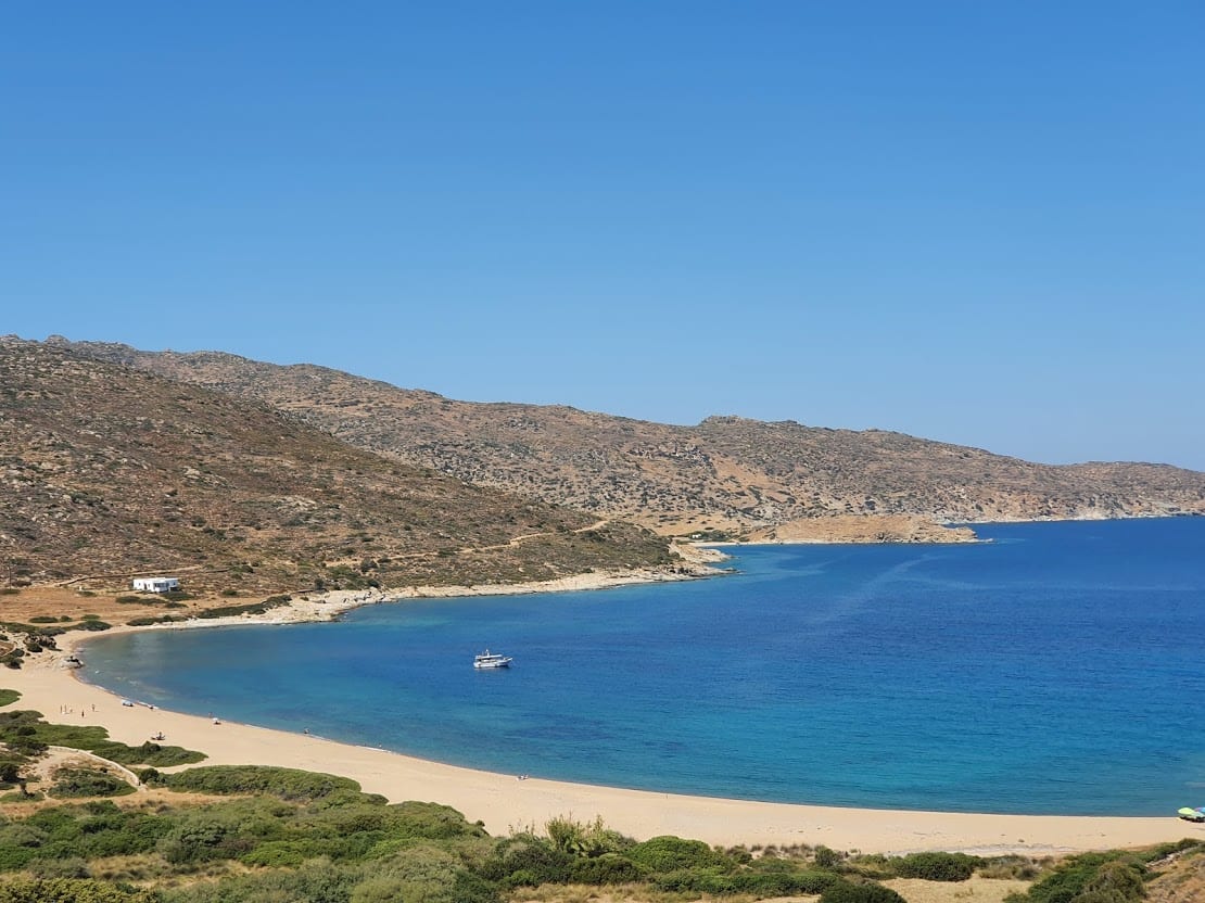 A beautiful beach on the Greek island of Ios