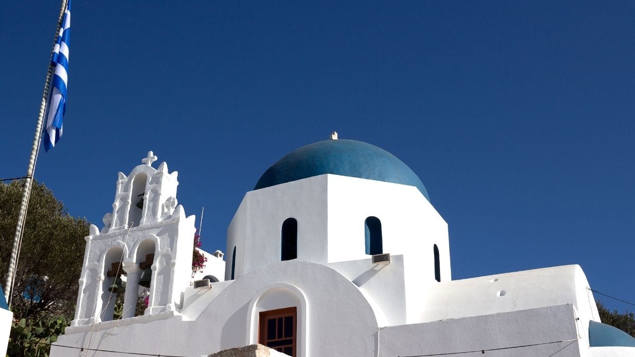 You can get to this church in Donoussa by taking the ferry from Athens in Greece