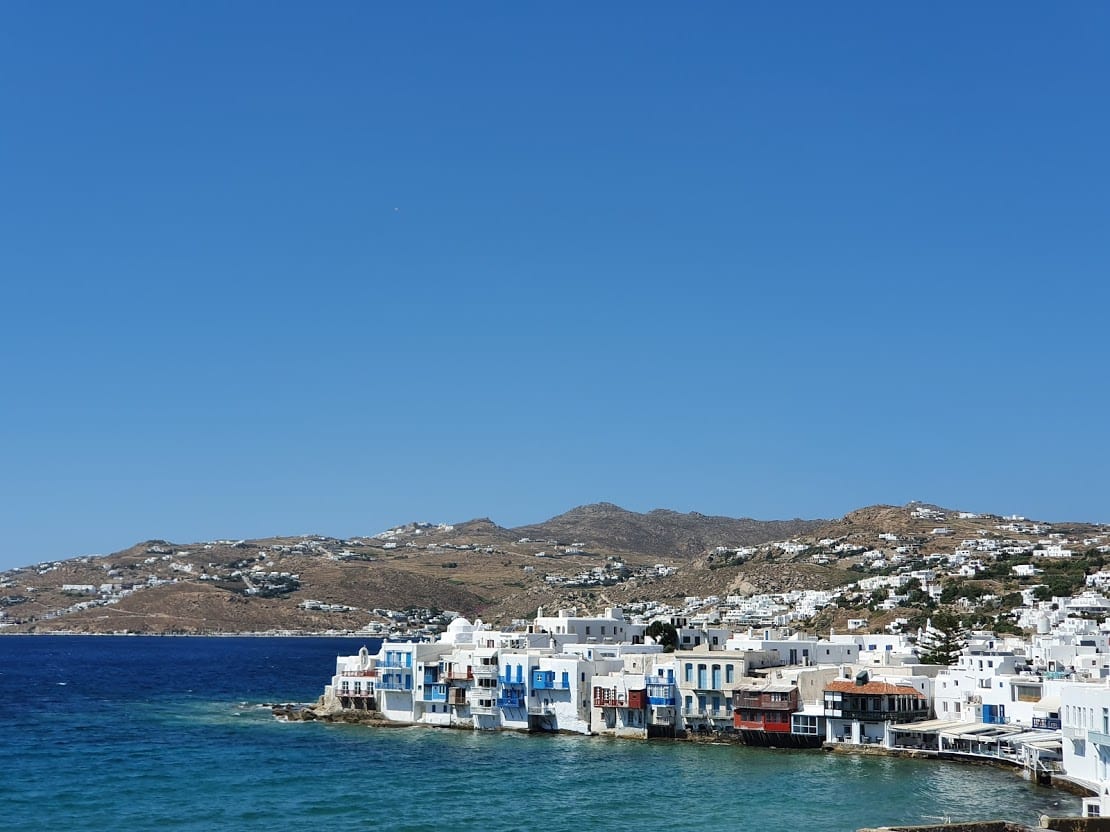 Mykonos island has an international airport