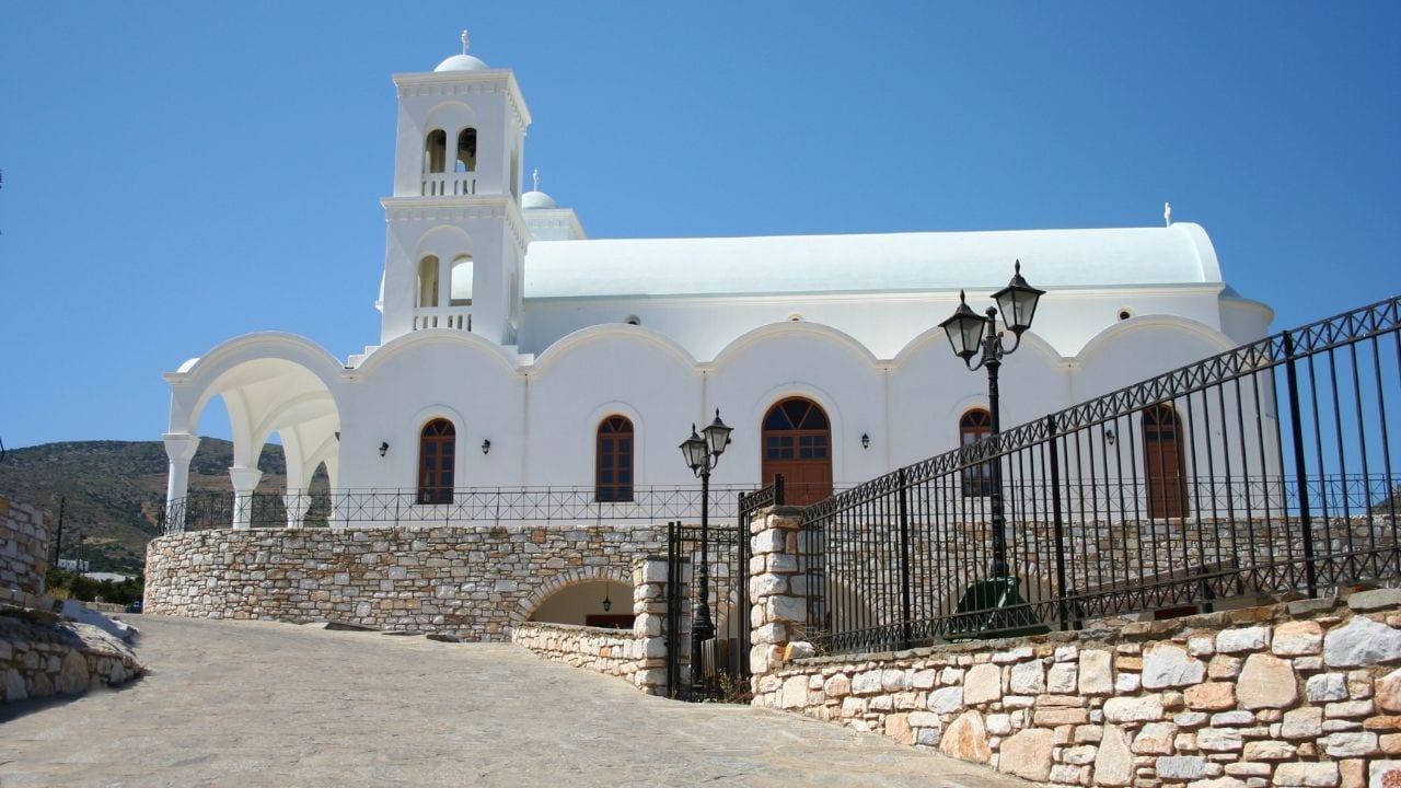 Antiparos island in Greece