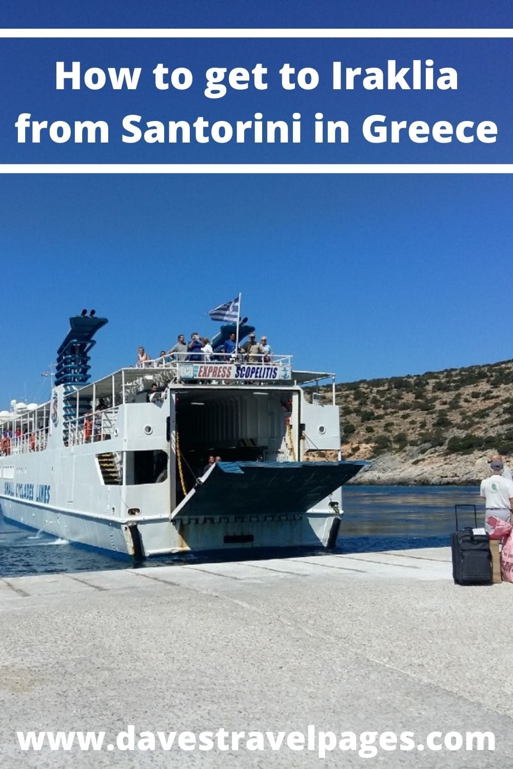 How to get to Iraklia island from Santorini