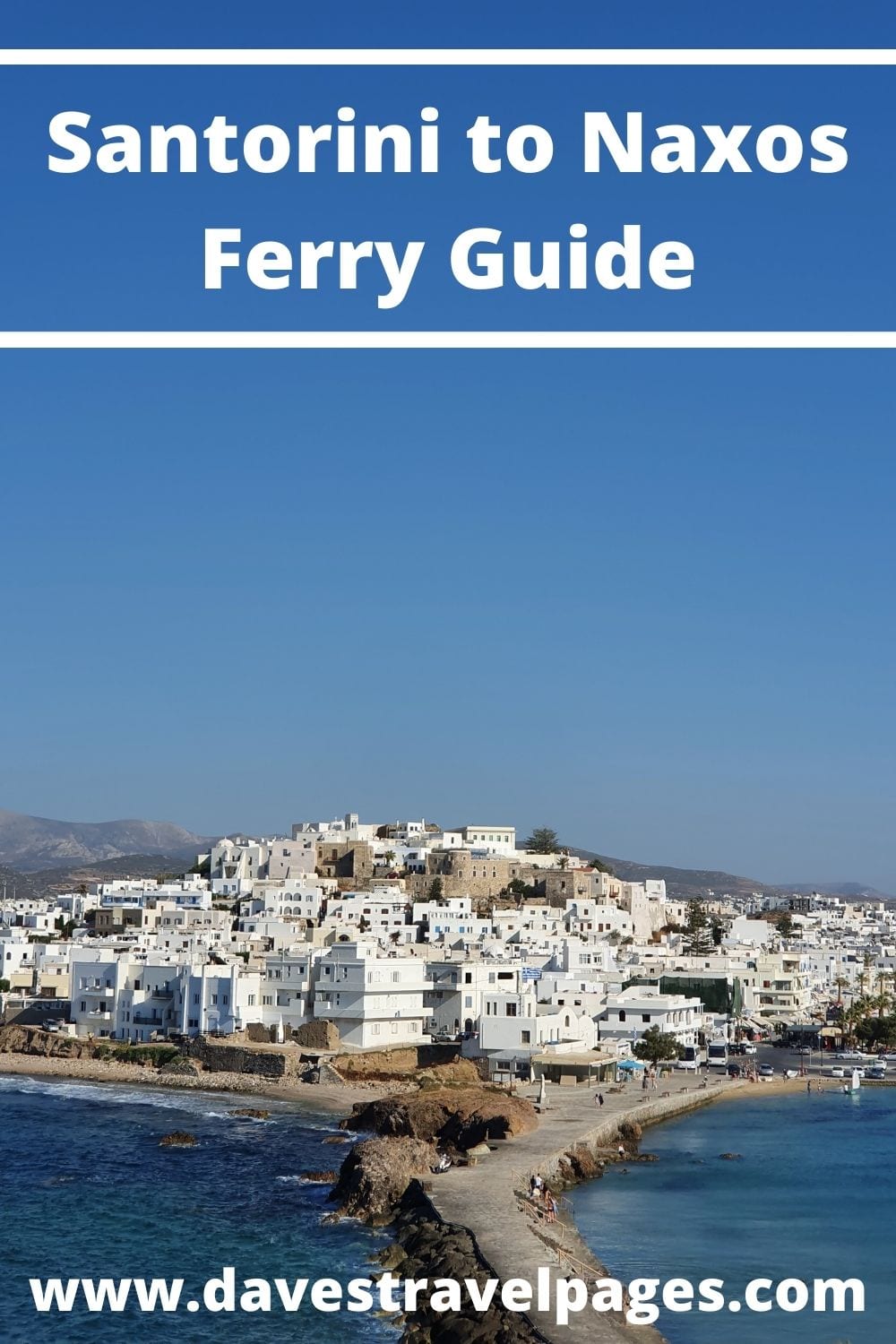 How to take the ferry from Santorini to Naxos in Greece