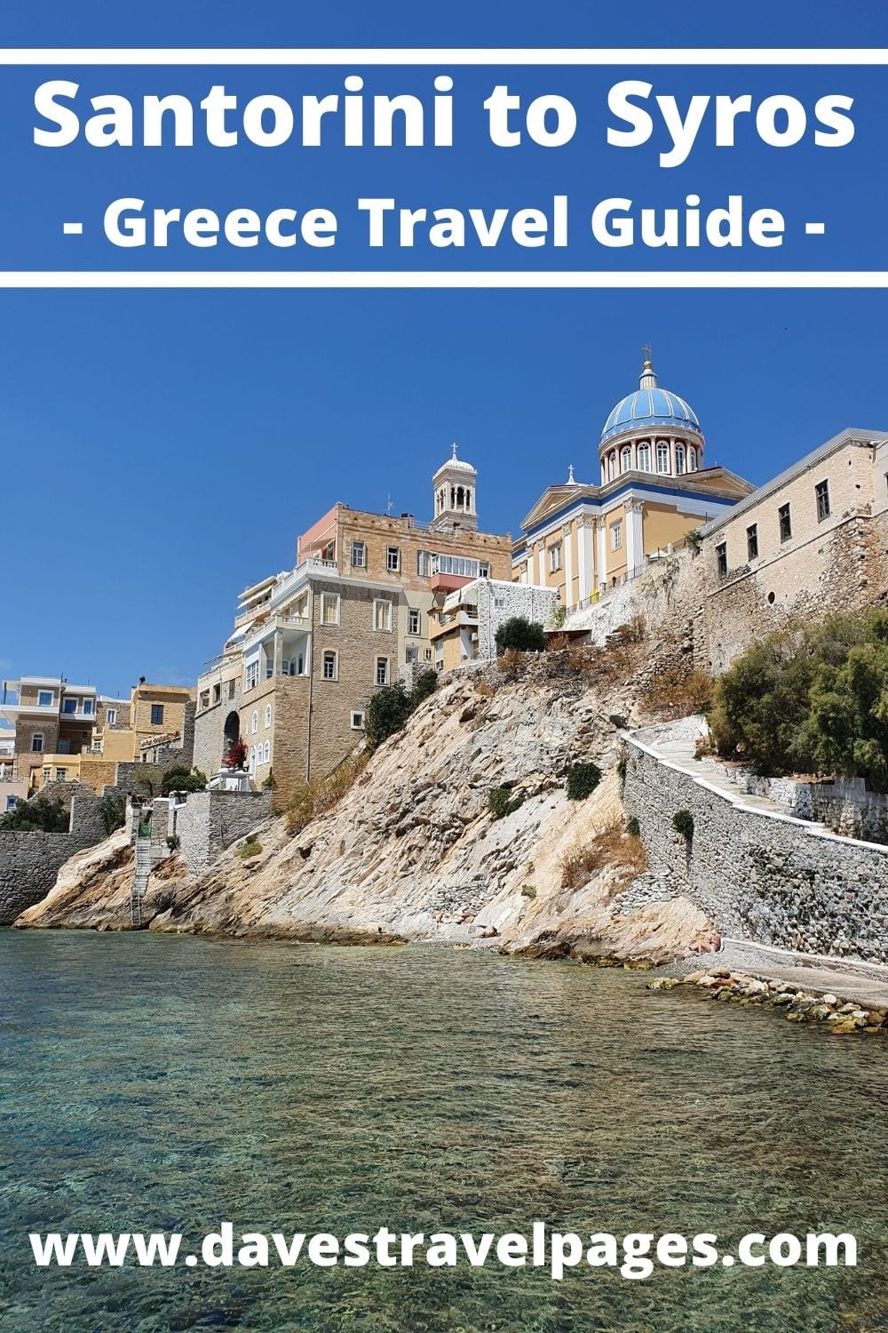 How to get from Santorini to Syros in Greece