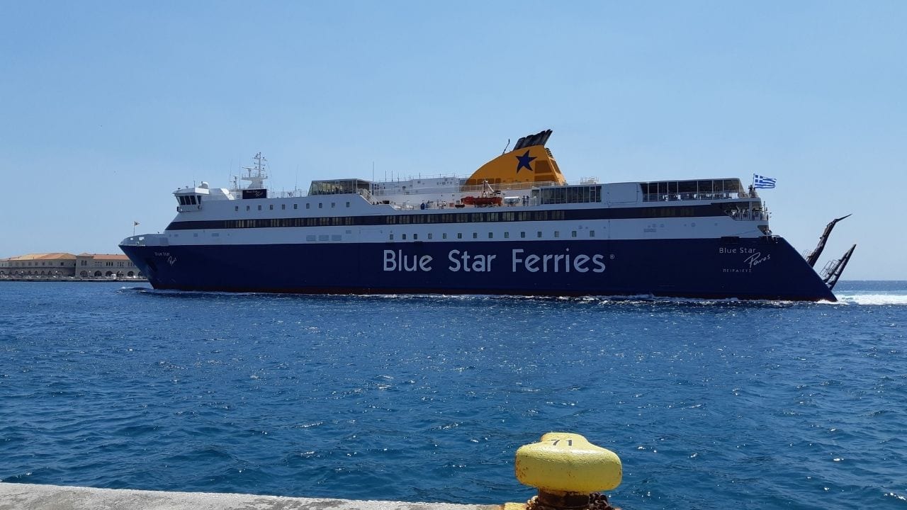 Greek ferries from Mykonos