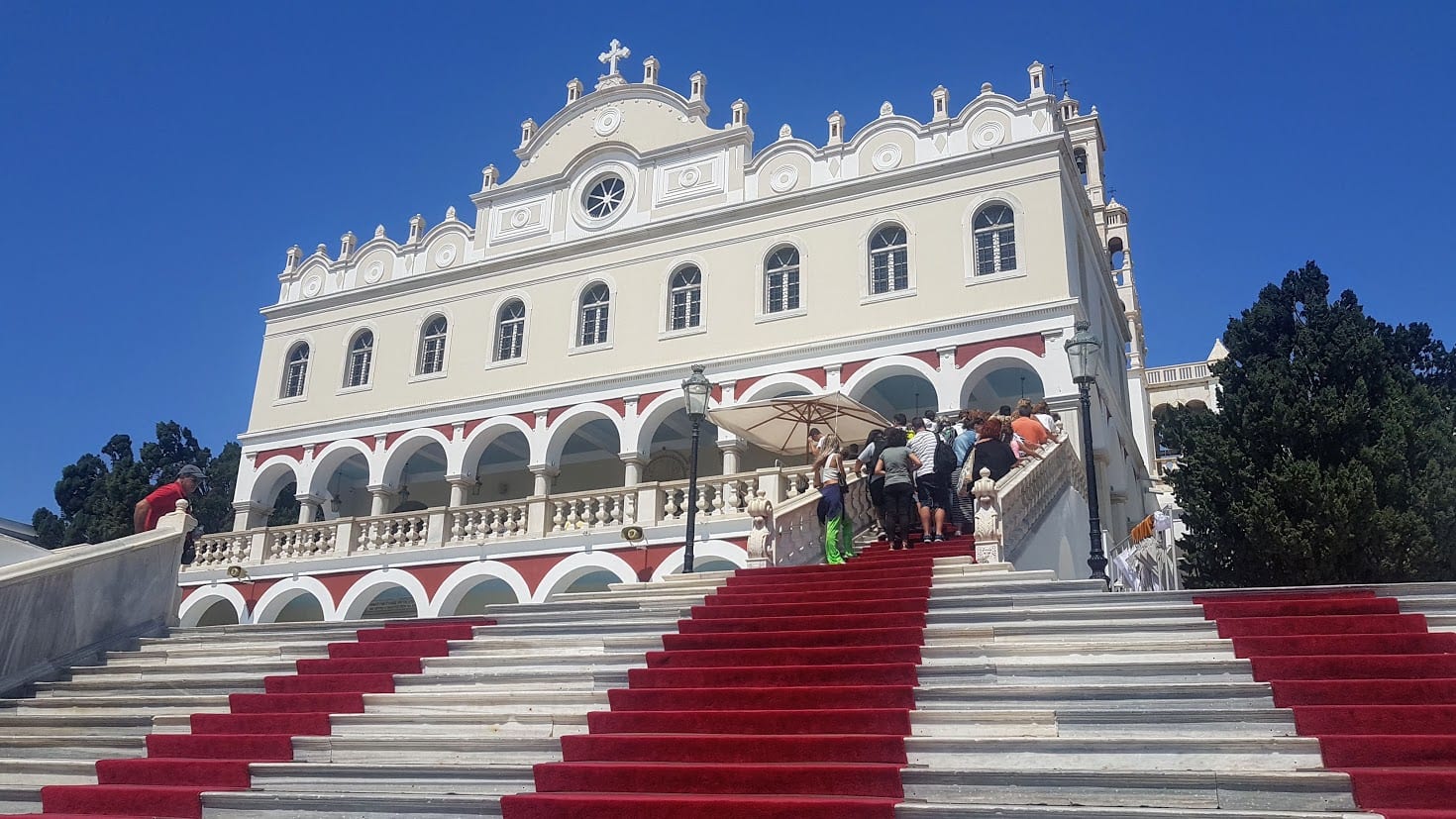 How to get to Tinos from Santorini in Greece