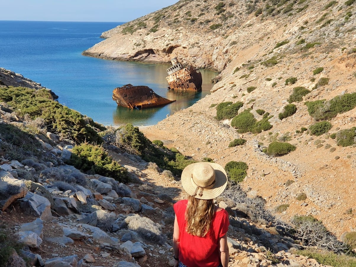 The Olympia shipwreck in Amorgos