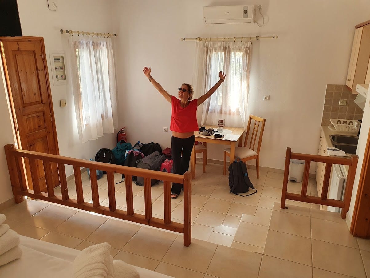 Staying at Coral apartments in Folegandros