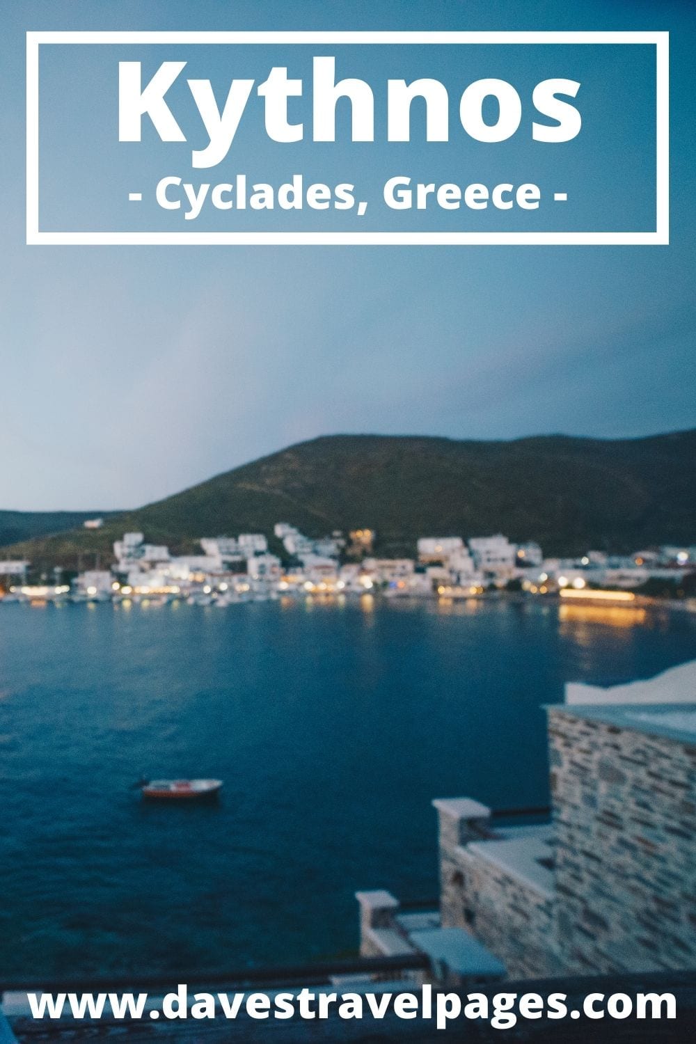 Taking a ferry to Kythnos island from Milos in Greece