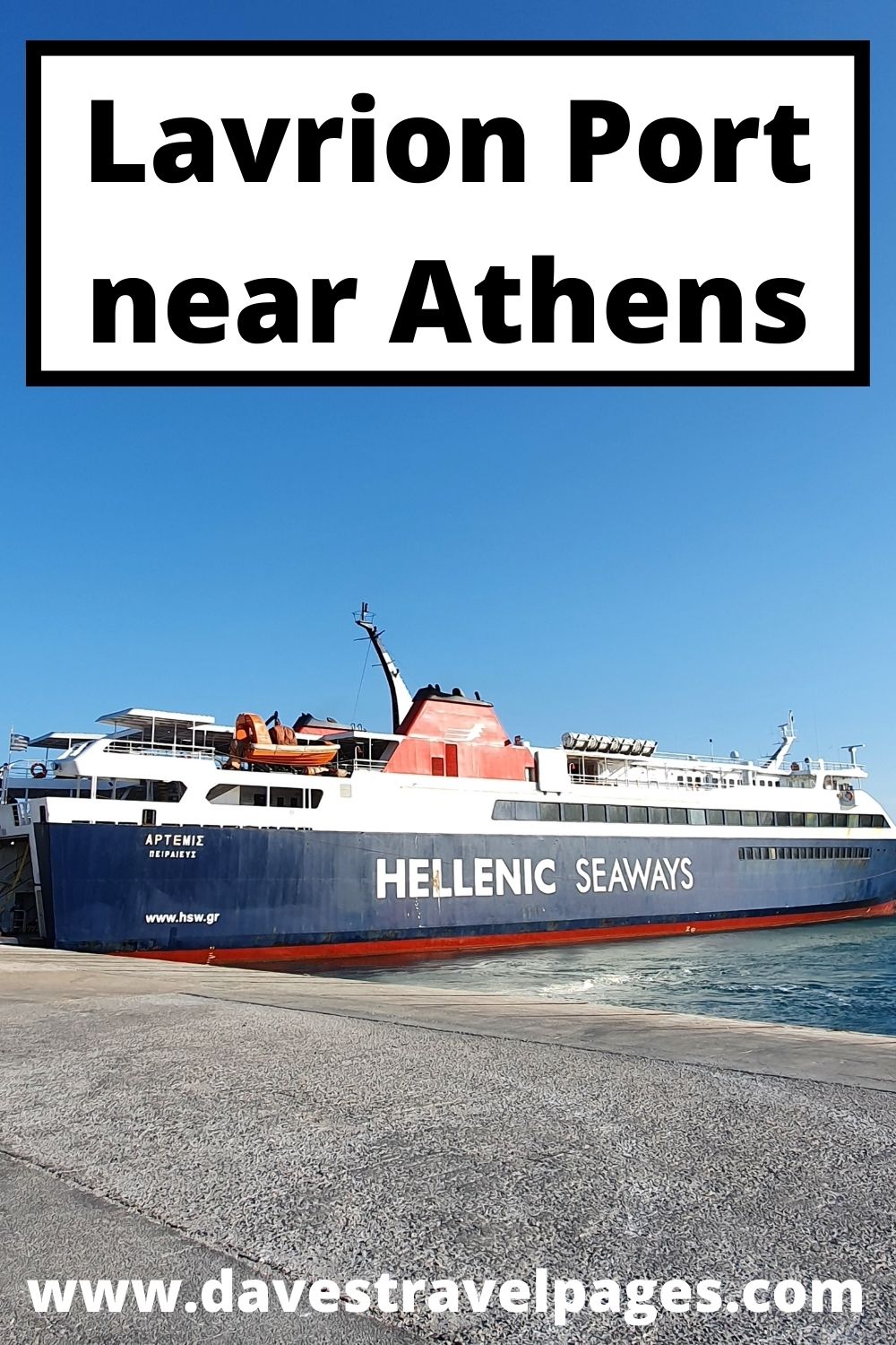 Lavrion Port near Athens in Greece