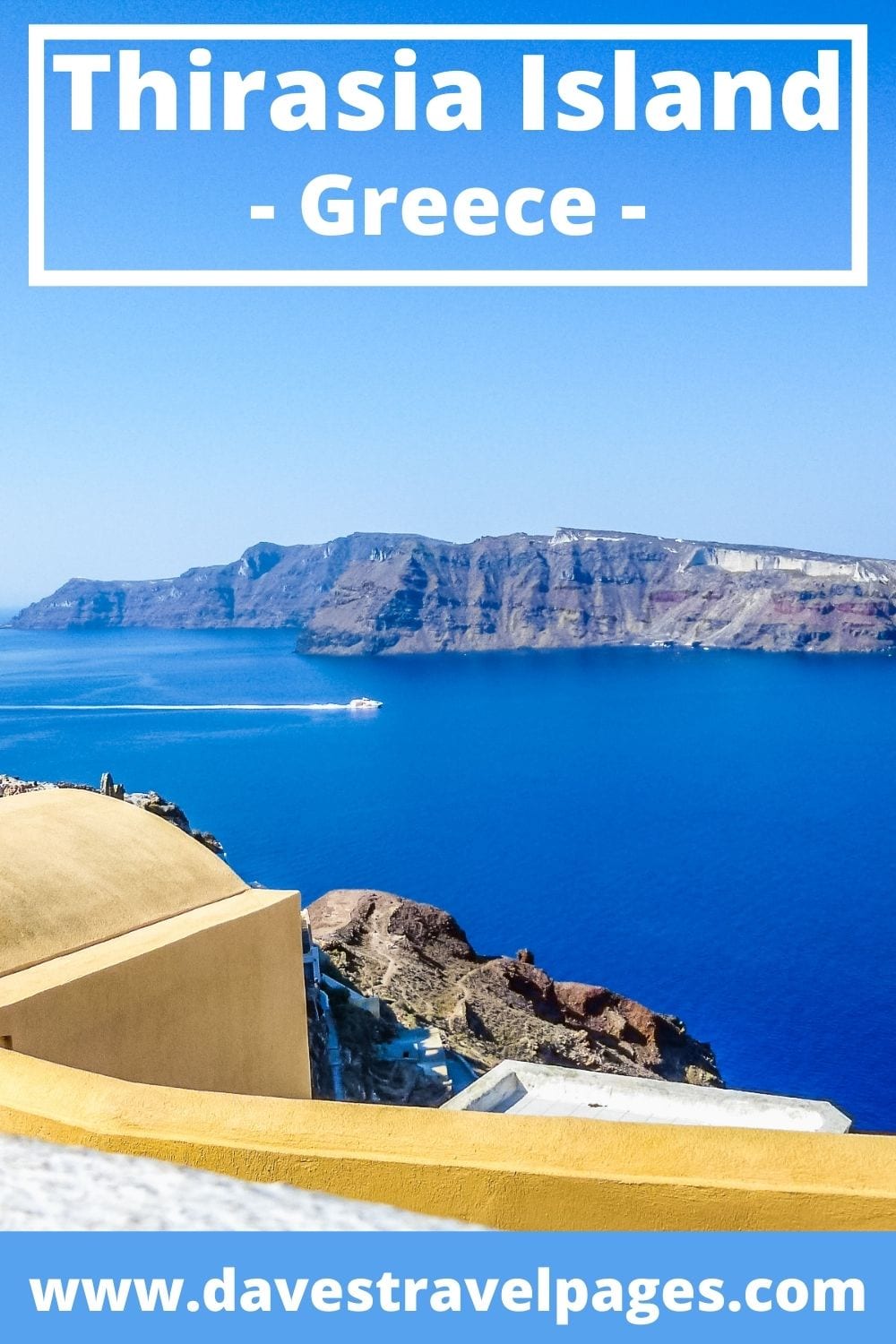 How to get from Milos to Thirasia in Greece