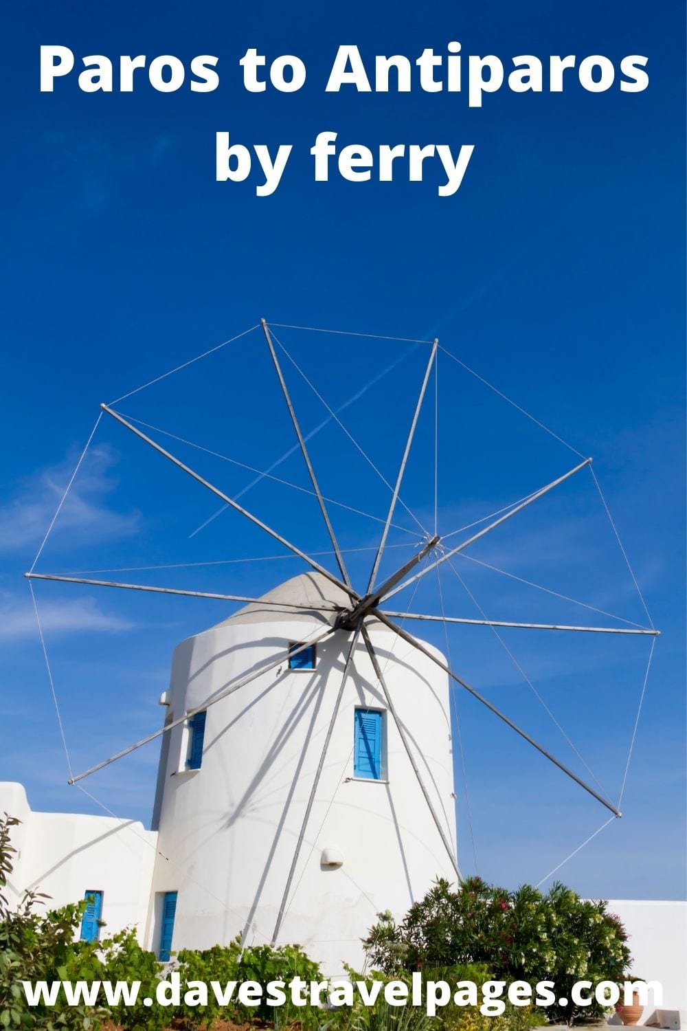 How to travel from Paros to Antiparos by ferry