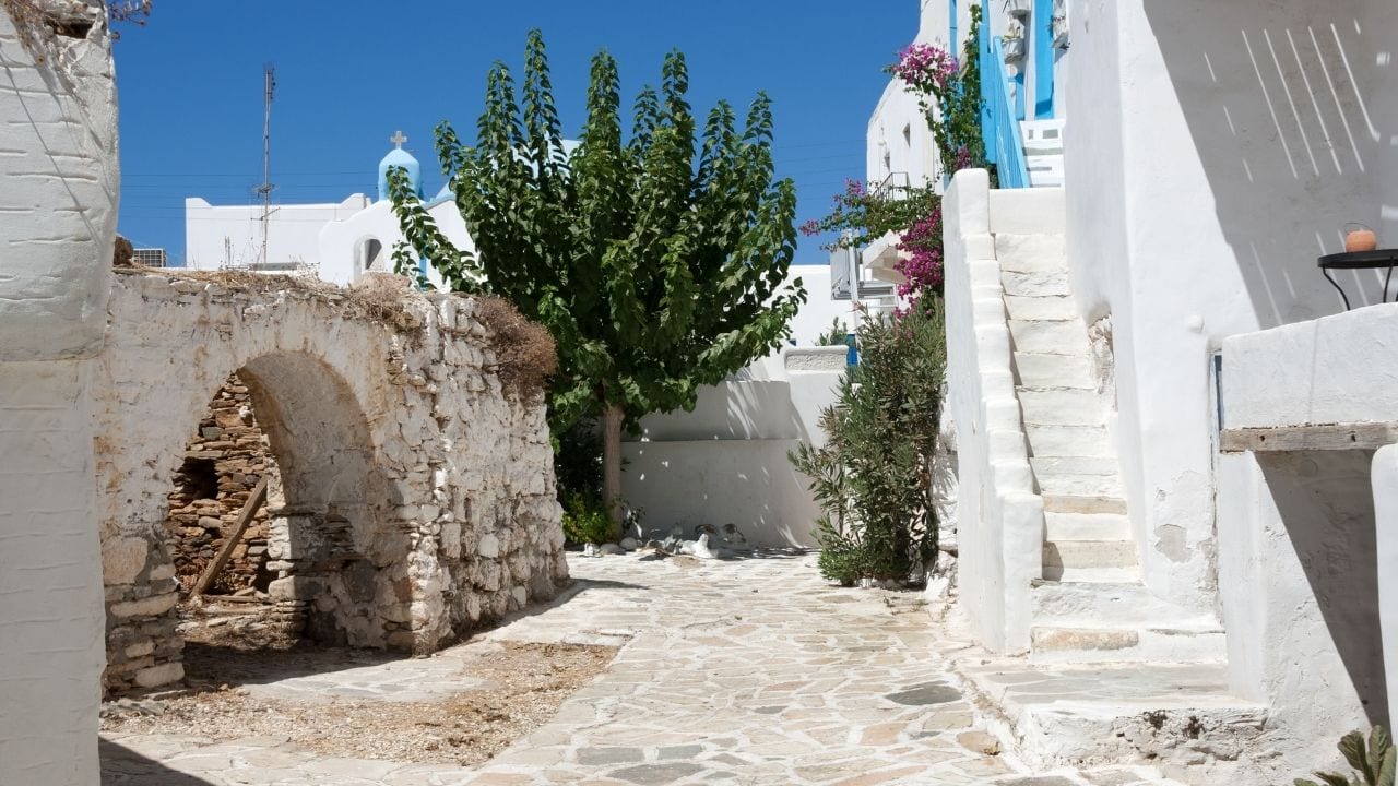 Traveling to Antiparos from Milos in Greece