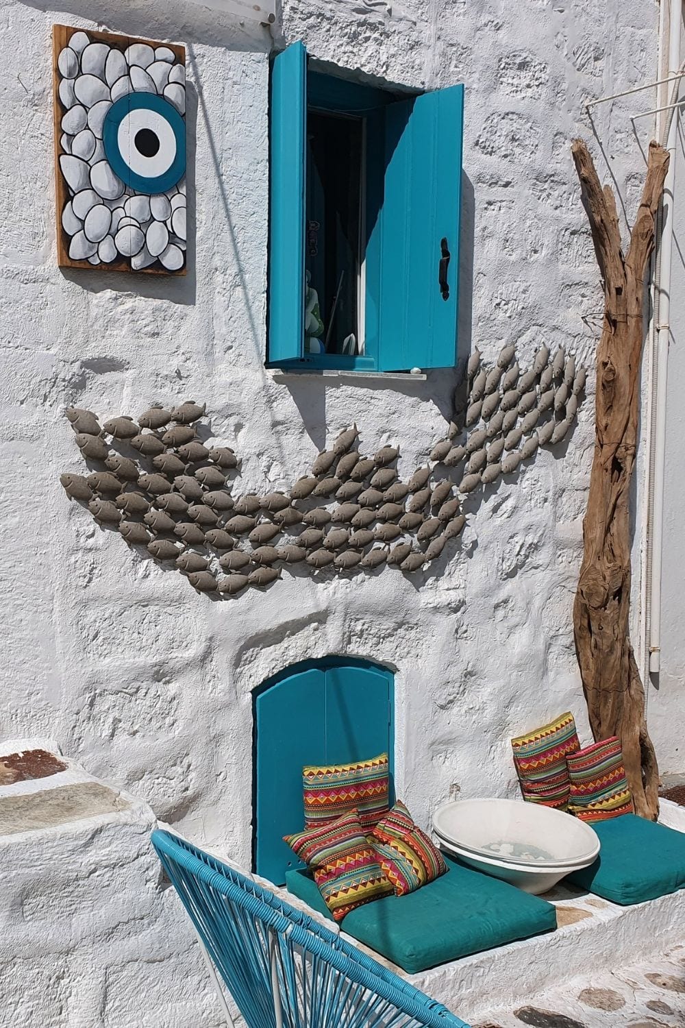 Taking the ferry from Syros island to Kimolos in Greece