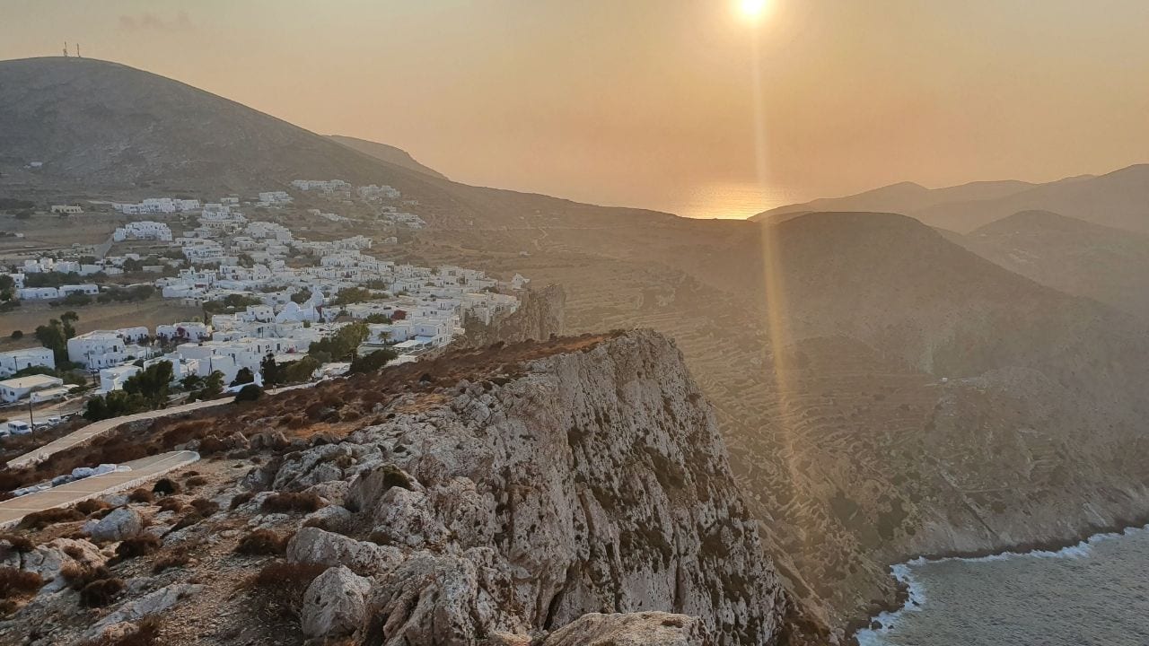 Traveling from Milos to Folegandros
