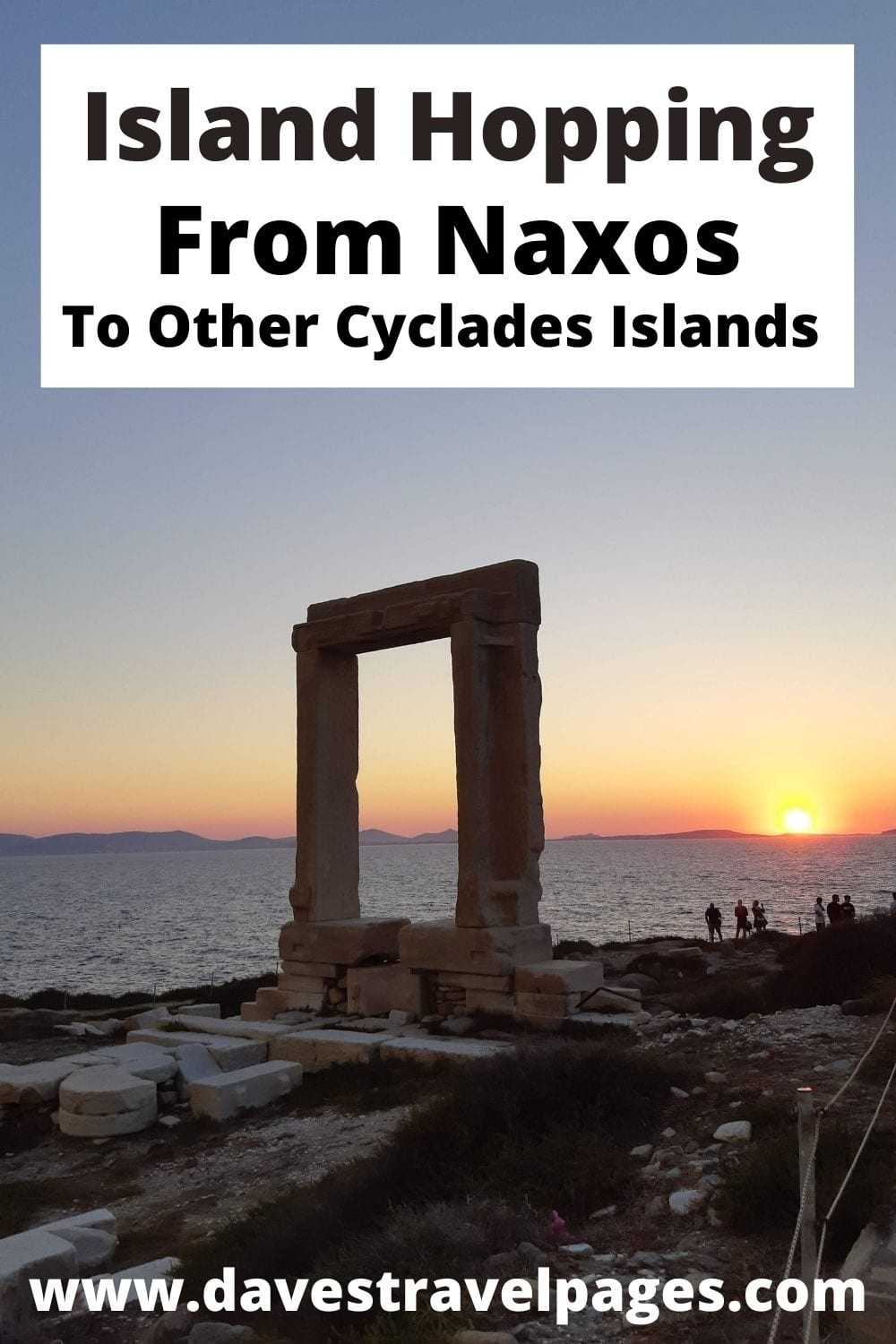 Island hopping from Naxos to other Cyclades islands in Greece
