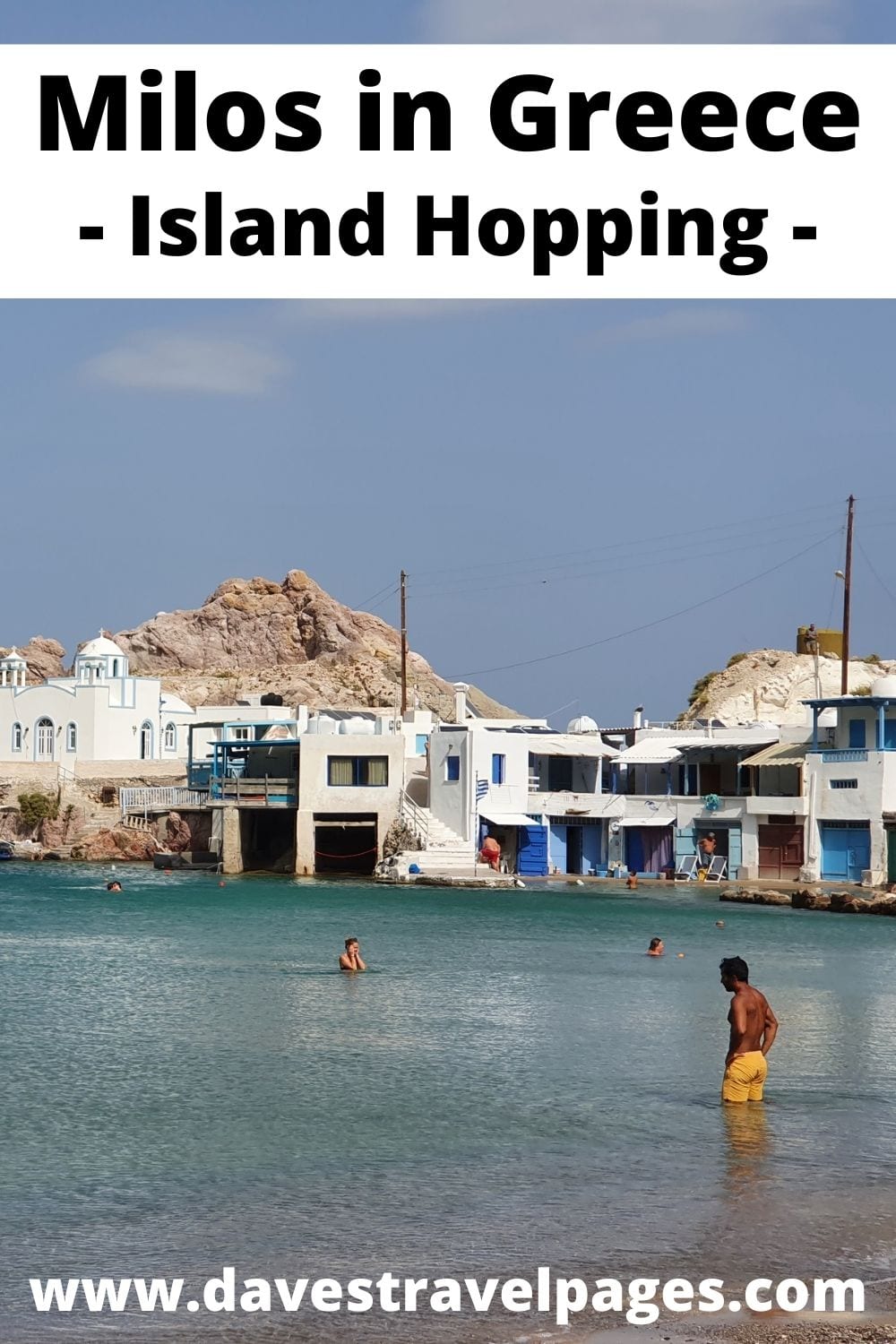 Island hopping from Naxos to Milos in Greece