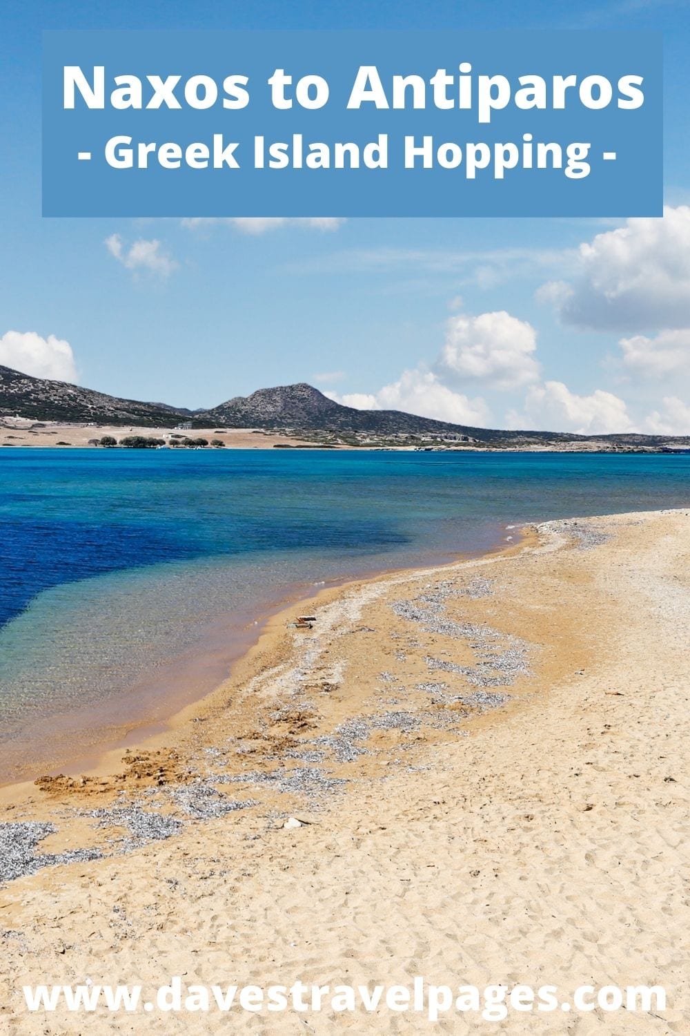 Naxos to Antiparos by ferry
