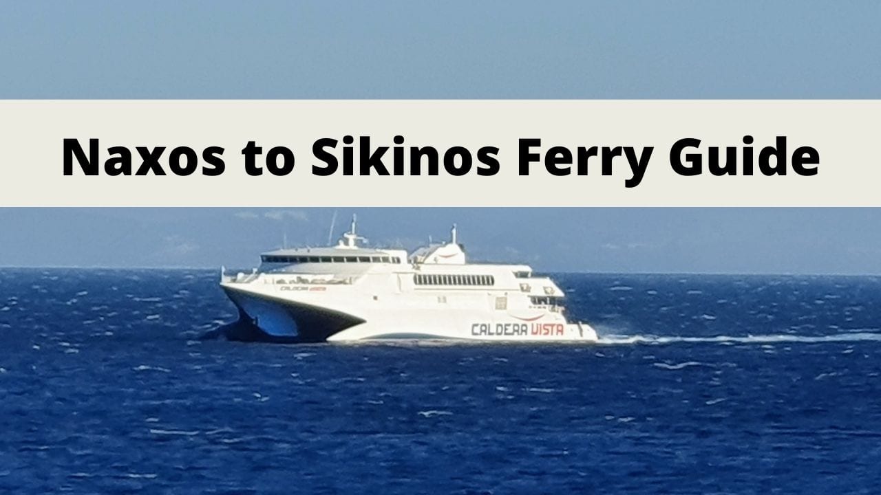 Naxos to Sikinos Ferry Guide