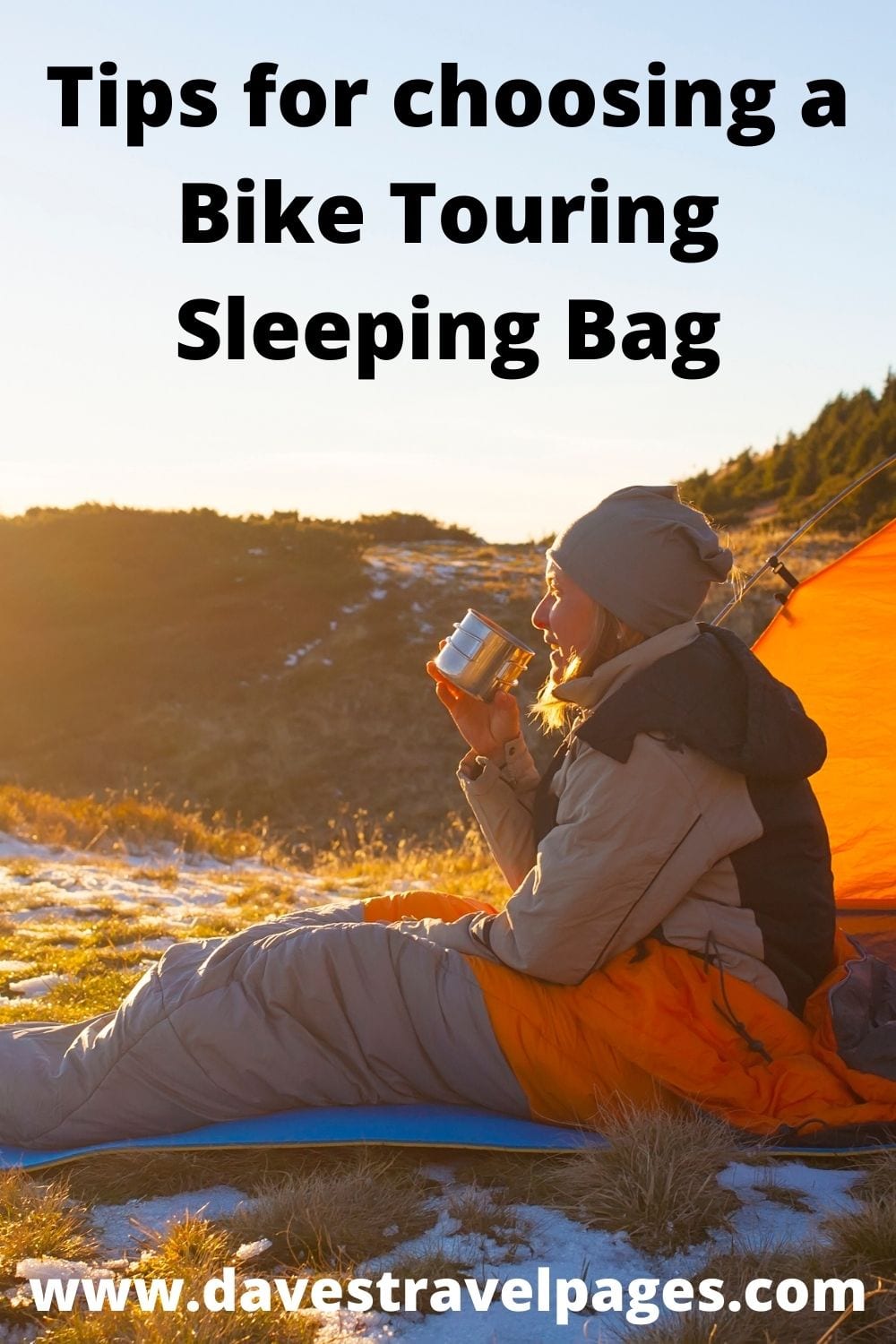 Tips for choosing the best sleeping bags for bike touring and bikepacking
