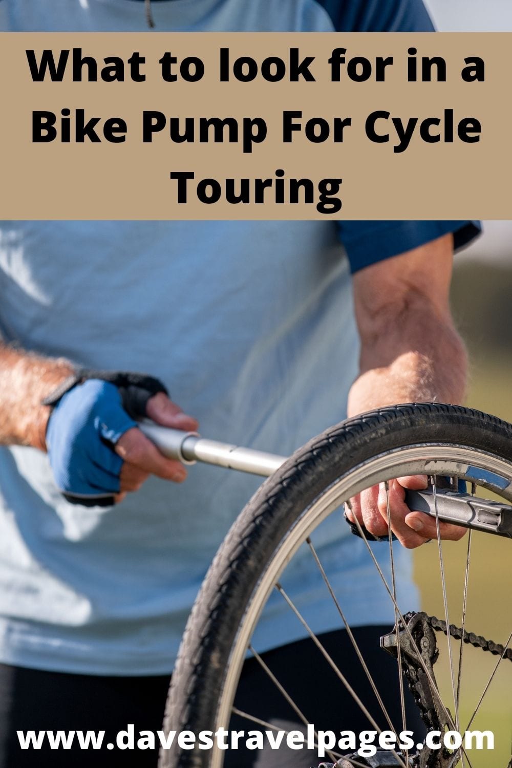How to choose a bike pump for bicycle touring