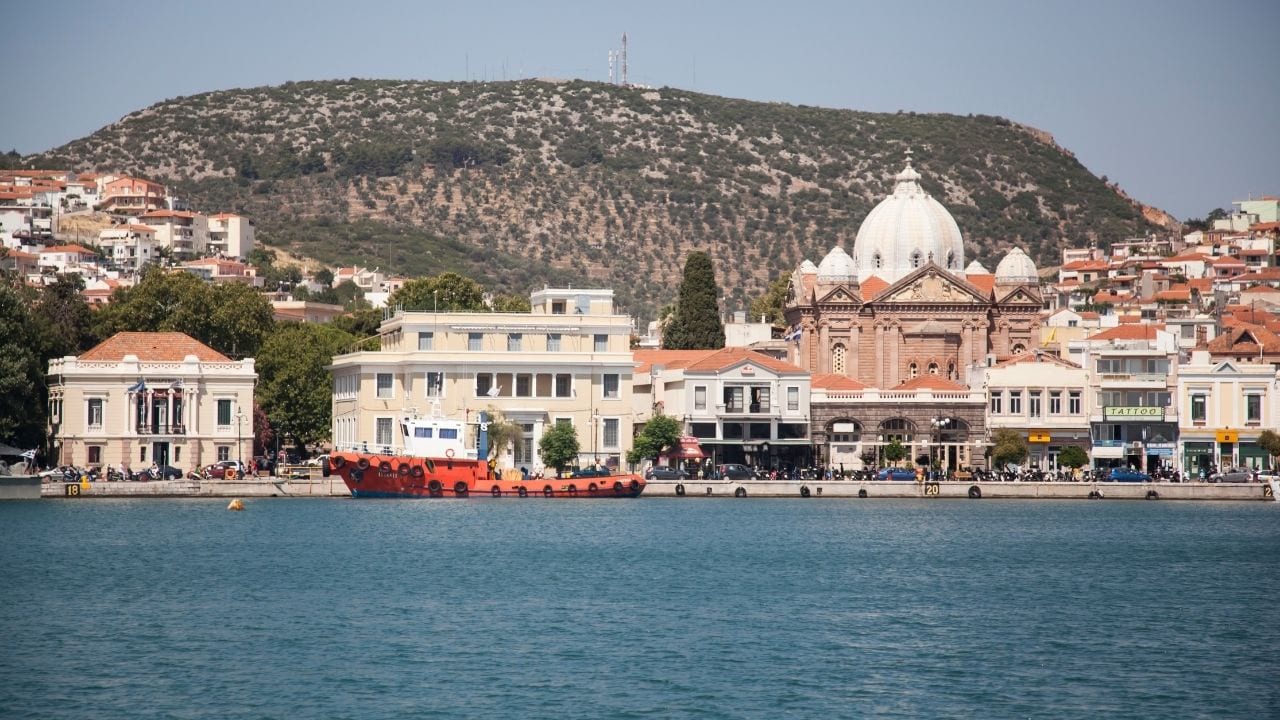Lesvos island in Greece