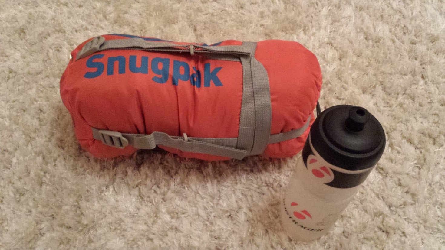 Snugpaksleeping bag for bike touring