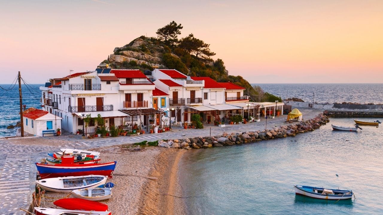 The Greek island of Samos