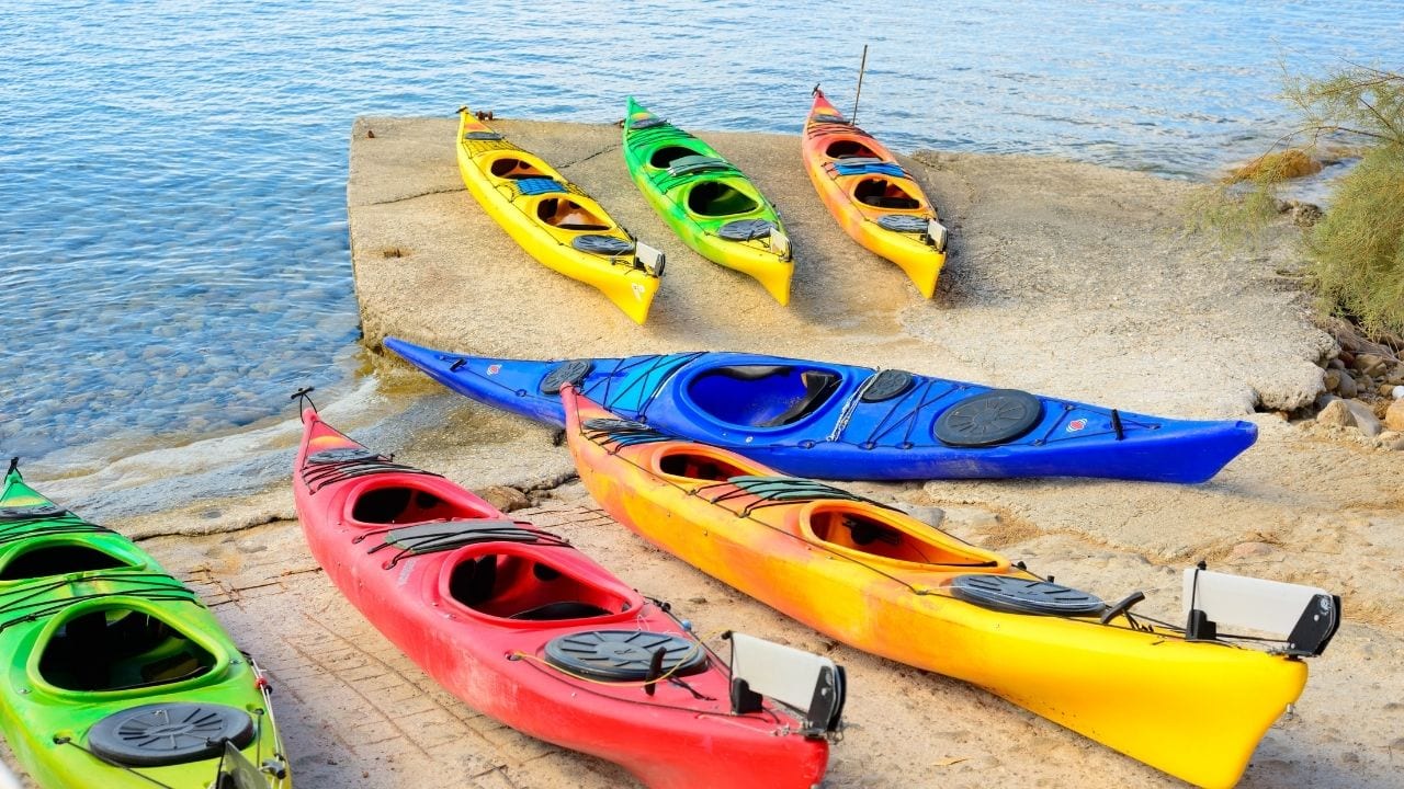 Kayaking in Milos Greece
